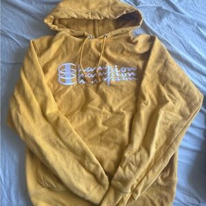Champion Yellow Sweatshirt Hoodie